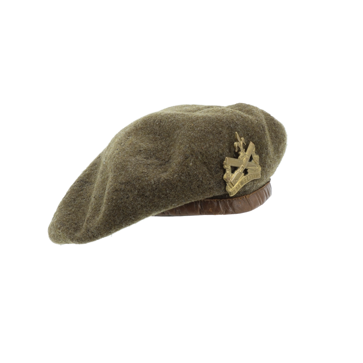 Béret Canadian 1945 & Cap Badge Regiment de la Chaudière Béret Canadian 1945 & Cap Badge Regiment de la Chaudière