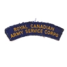Title Royal Canadian Army Service Corps