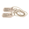 Pair "Dog Tags" BENAK John - US Army