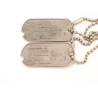 Pair "Dog Tags" BENAK John - US Army