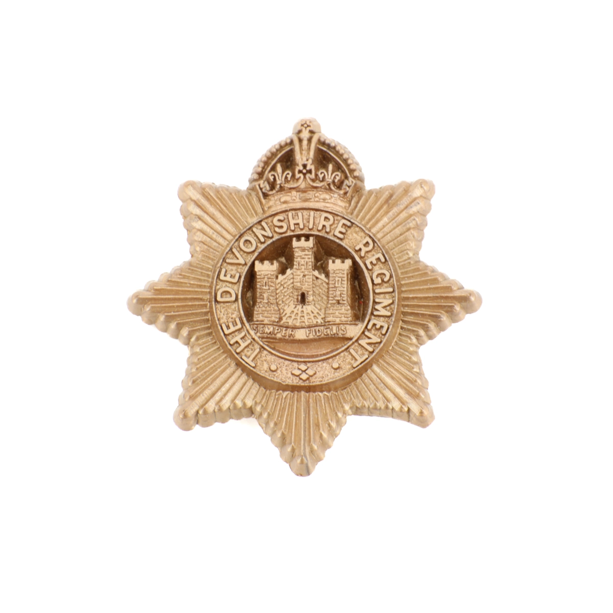 Cap badge "Economic" Devonshire Regiment