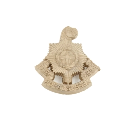 Cap badge "Economique" The Royal Sussex  Regiment