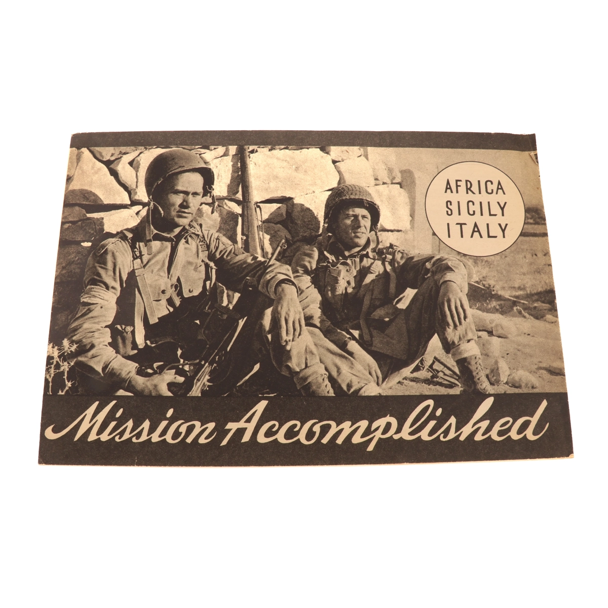 Livret "Mission Accomplished" US Army