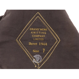 Béret Canadian 1944 & Cap Badge Royal Canadian Engineers