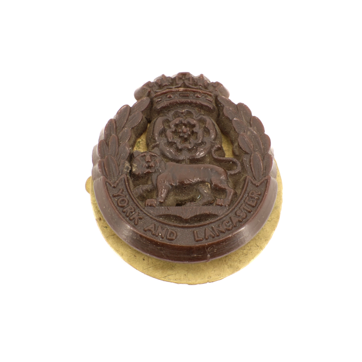 Cap badge "Economic" York And Lancaster Regiment