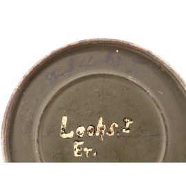 German gas mask canister  camouflaged 1940