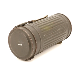 Boitier de masque  anti-gaz  Wehrmacht Camouflé 1940