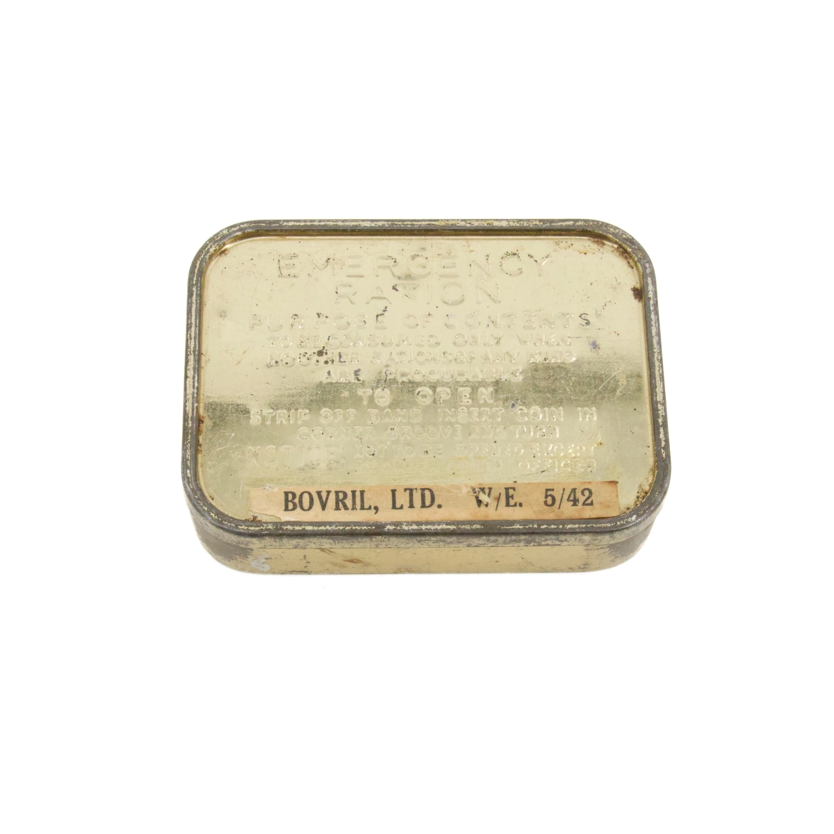 Boîte Emergency Ration British Army