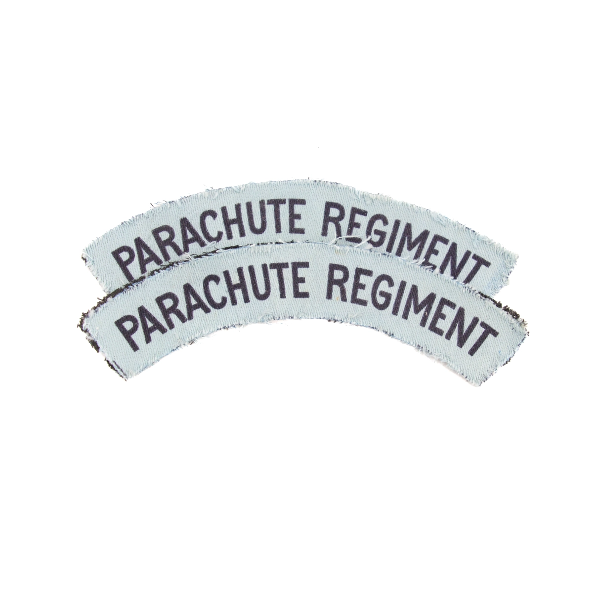 Pair Titles Parachute Regiment Printed