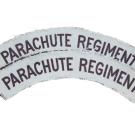 Paire d'Insignes Parachute Regiment Imprimés