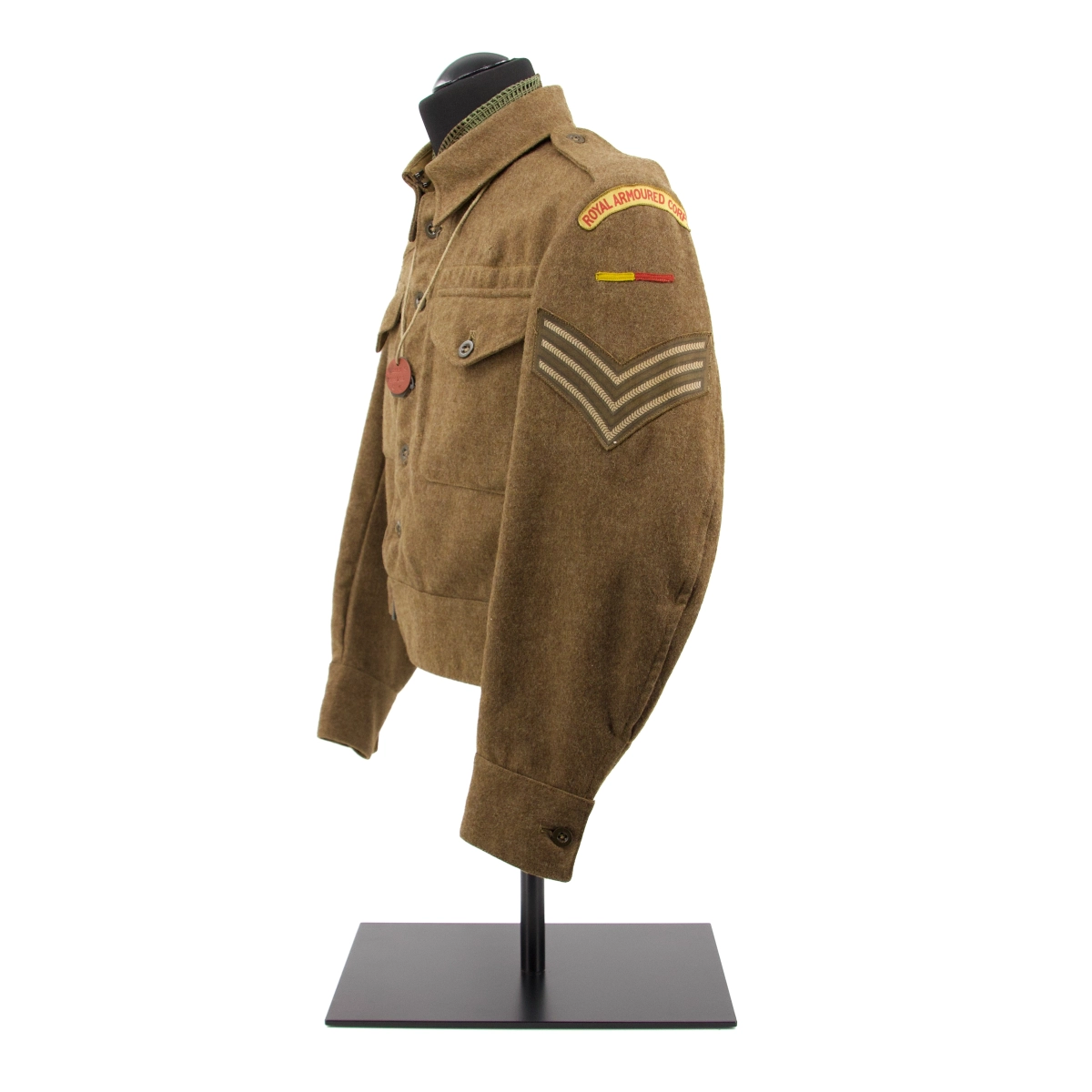 Battledress Royal Armoured Corps - Identified "S. Walker"