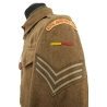 Battledress Royal Armoured Corps - Identifié "S. Walker"