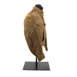 Battledress Royal Armoured Corps - Identifié "S. Walker"