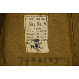 Battledress Royal Armoured Corps - Identified "S. Walker"