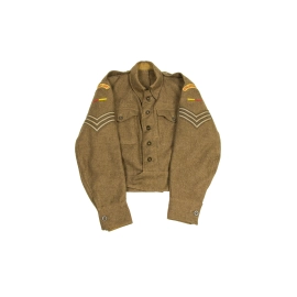 Battledress Royal Armoured Corps - Identifié "S. Walker"