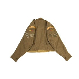 Battledress Royal Armoured Corps - Identifié "S. Walker"