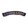 N°3 Commando Title British Army "Early"