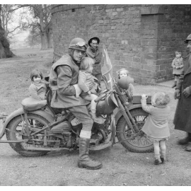Casque Dispatch Rider British Army  1944
