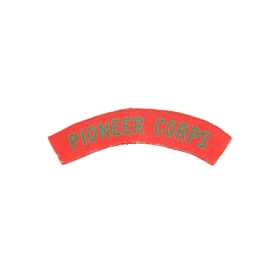 Titles Pionner Corps British Army