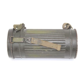 Boitier de masque  anti-gaz  Wehrmacht Camouflé 1940