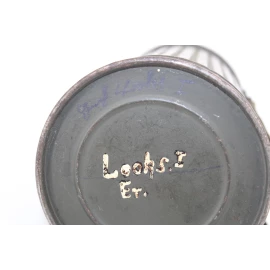 German gas mask canister  camouflaged 1940