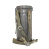 German gas mask canister  camouflaged 1940