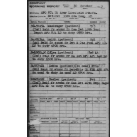 Musette M-36 US Army "Identifiée" 1942
