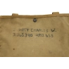 Musette M-36 British Made US Army "Charles W. Lodrey (31365390)"
