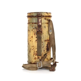 Boitier de masque anti-gaz Wehrmacht Camouflé 1940
