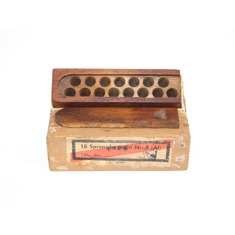 Wooden box for M-24 grenade detonator