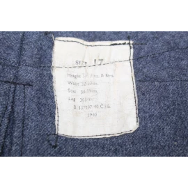 Trousers Royal Air Force 1940