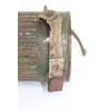 Masque anti-gaz Wehrmacht dans son boitier camouflé trois tons 1944
