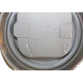 Masque anti-gaz Wehrmacht dans son boitier camouflé trois tons 1944
