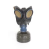 Masque anti-gaz Wehrmacht dans son boitier camouflé trois tons 1944