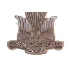 Bakelite Cap badge Canadian Parachute Corps