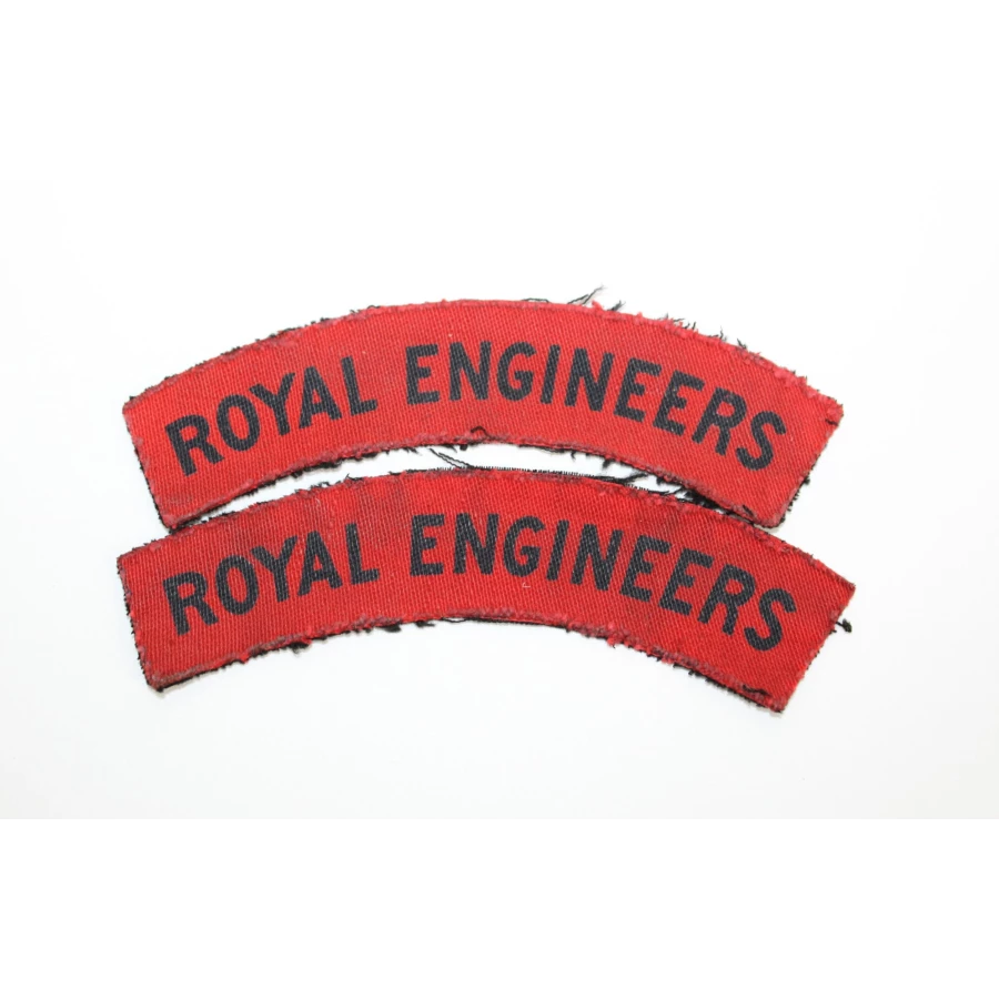 Pair Royal Engineers British Army