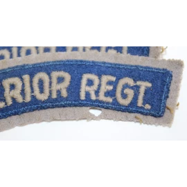 Pair of Canadian badges "The Lake Superior Regiment"