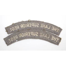 titles Canadien "The Lake Superior Régiment"