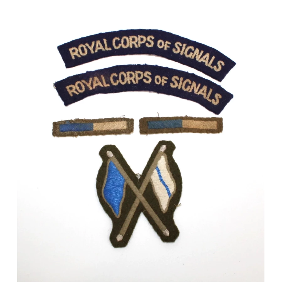 Ensemble insignes Royal Corps of Signals British Army Ensemble insignes Royal Corps of Signals British Army