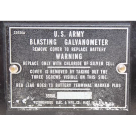 Galvanometer Westinghouse US Army