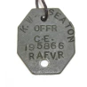 Paire de plaques d'indentité K.W. Seaton RAF
