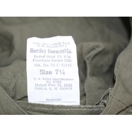 Casquette HBT US Army 1944
