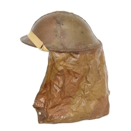 Casque MKII Canadien 1942 & Couvre casque anti-gaz