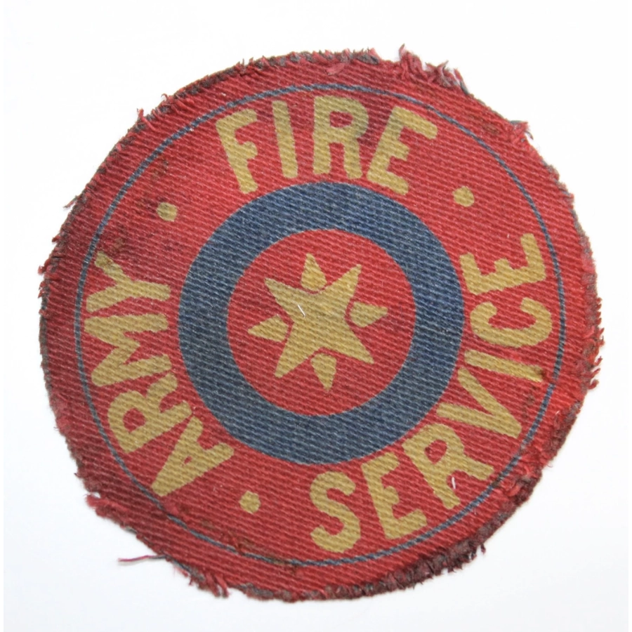 Insigne Army Fire Service British Insigne Army Fire Service British