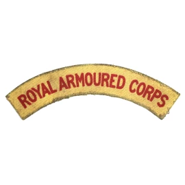 Title Royal Armoured Corps British Army