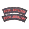 Titles Royal Artillery British Army