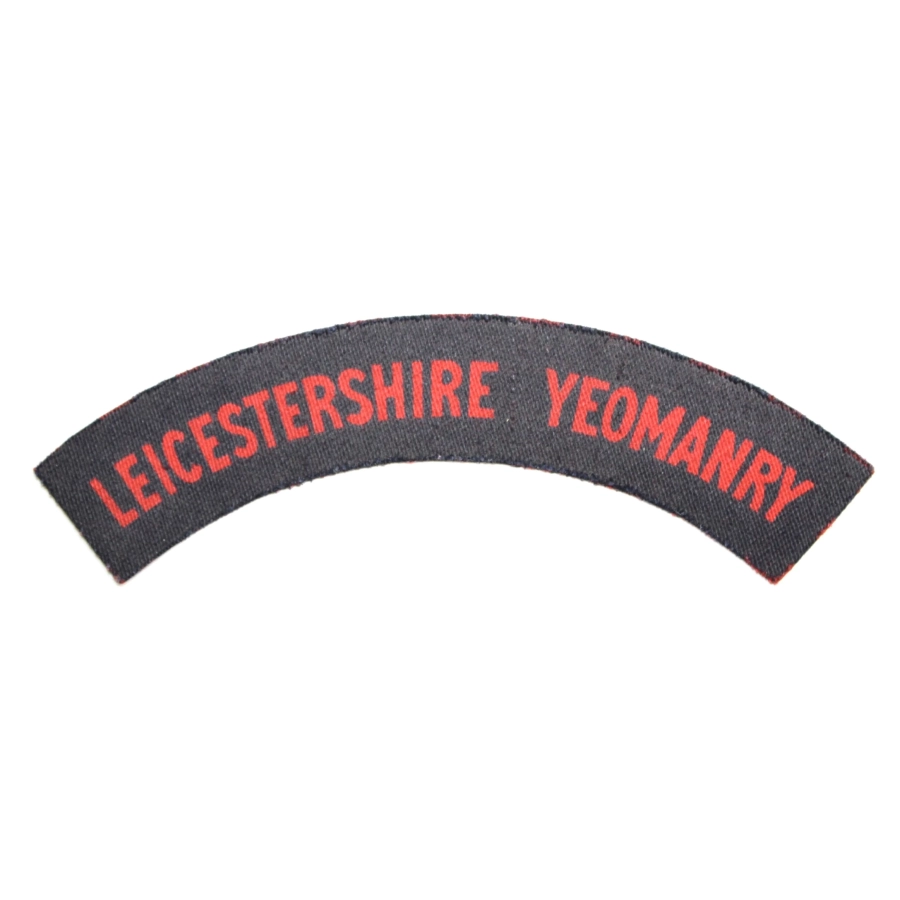 Title Leicestershire Yeomanry British Army Title Leicestershire Yeomanry British Army