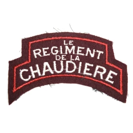 Title Le regiment de la Chaudiere Canadian