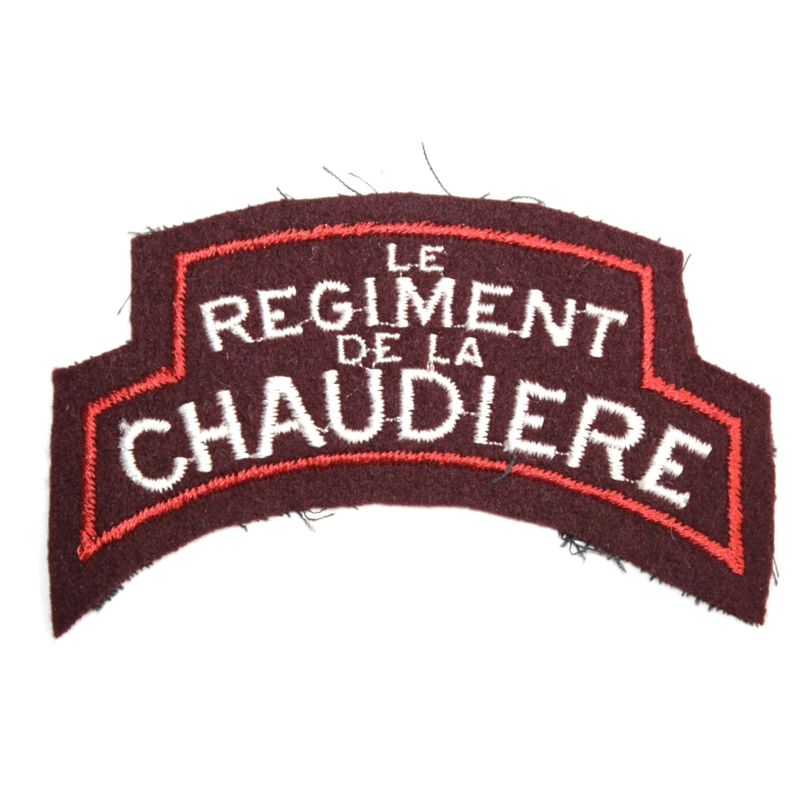 Title Le regiment de la Chaudiere Canadien