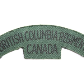 Title British Columbia Regiment Canadien